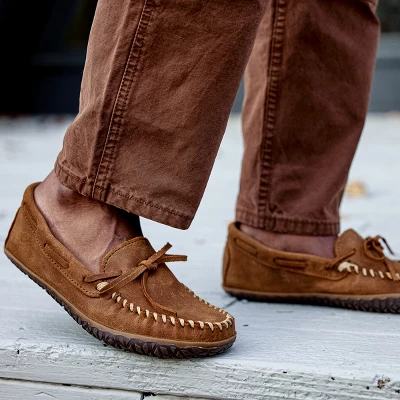 Minnetonka Men's Tie Tread Slip On Shoes 6 Minnetonka Men's Tie Tread Slip On Shoes - Image 6