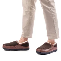 RockDove Men's Andrew Twill Upper Fleece Lined Closed Back