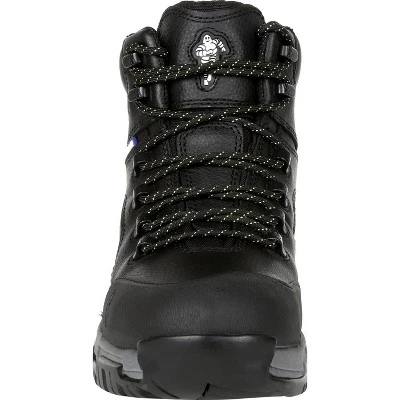 Men's Michelin HydroEdge Steel Toe Puncture-Resistant Waterproof Work Boot, XHY866, Black, Size 12 2 Men's Michelin HydroEdge Steel Toe Puncture-Resistant Waterproof Work Boot, XHY866, Black, Size 12 - Image 2
