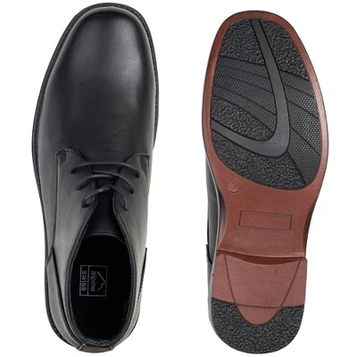 Alpine Swiss Mens Leather Lined Dressy Ankle Boots 2 Alpine Swiss Mens Leather Lined Dressy Ankle Boots - Image 2
