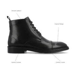 TAFT 365 Men's Model 003 Cap-toe Ankle Boot -Dockers Shoes Shop GUEST a1c6a914 2dbb 4e40 bfcd 90e339806c57