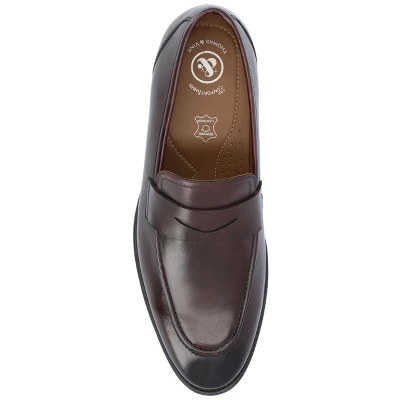 Thomas & Vine Bishop Medium And Wide Width Apron Toe Penny Loafer 3 Thomas & Vine Bishop Medium And Wide Width Apron Toe Penny Loafer - Image 3