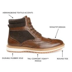 Vance Co. Harlan Wingtip Ankle Boot -Dockers Shoes Shop GUEST ad5e4a5a 25ac 4744 995e b0549adc70fc