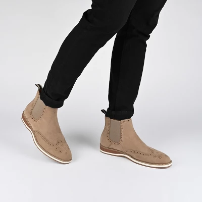 Vance Co. Thorpe Tru Comfort Foam Wingtip Slip-on Chelsea Boot 8 Vance Co. Thorpe Tru Comfort Foam Wingtip Slip-on Chelsea Boot - Image 8