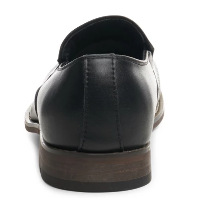 Alpine Swiss Double Diamond Mens Leather Slip-On Loafers Dress Shoes 4 Alpine Swiss Double Diamond Mens Leather Slip-On Loafers Dress Shoes - Image 4