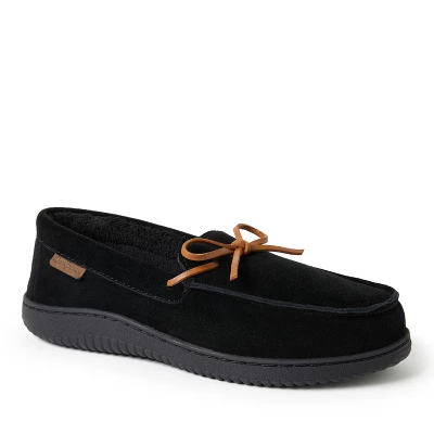 Dearfoams Men's Westboro Genuine Suede Energy Return Moccasin Slippers 5 Dearfoams Men's Westboro Genuine Suede Energy Return Moccasin Slippers - Image 5