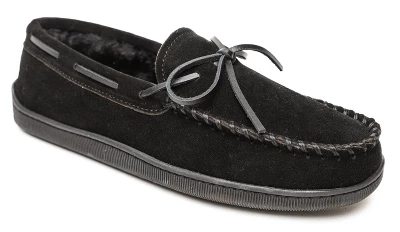 Minnetonka Men's Suede Pile Lined Hardsole Moc Slipper 9 Minnetonka Men's Suede Pile Lined Hardsole Moc Slipper - Image 9