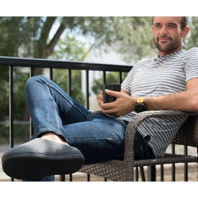 RockDove Men's Original Two-Tone Memory Foam Slide Slipper 4 RockDove Men's Original Two-Tone Memory Foam Slide Slipper - Image 4