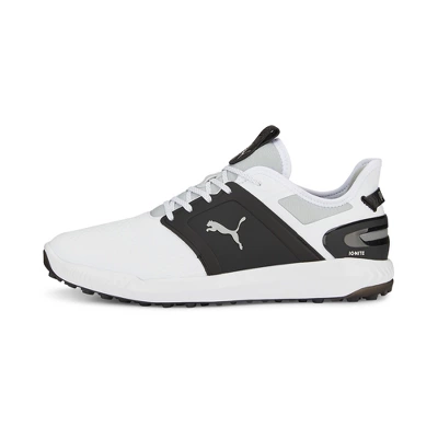 Puma Men's Ignite Elevate Spikeless Golf Shoes - White/Black 1 Puma Men's Ignite Elevate Spikeless Golf Shoes - White/Black