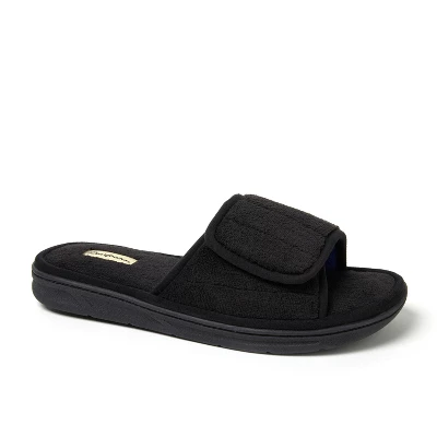 Dearfoams Men's Collin Terry Slide 1 Dearfoams Men's Collin Terry Slide