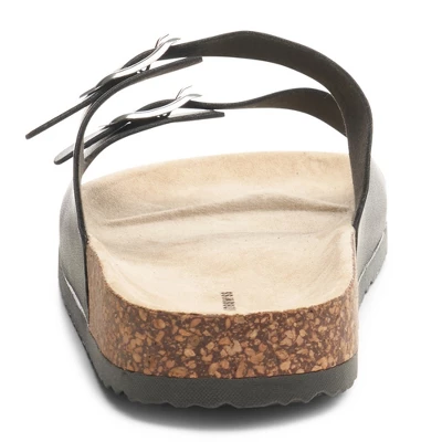 Alpine Swiss Mens Double Strap Casual Slides Flat Sandals 4 Alpine Swiss Mens Double Strap Casual Slides Flat Sandals - Image 4