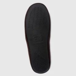 Isotoner Men's Microsuede Round Essentials Closed Back Slippers - Dark Brown -Dockers Shoes Shop GUEST c609e028 e397 4a29 94b0 906c7accf819