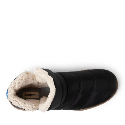 Dearfoams Mens Bryant Nylon Puffer Indoor/Outdoor Slipper Boot 2 Dearfoams Mens Bryant Nylon Puffer Indoor/Outdoor Slipper Boot - Image 2