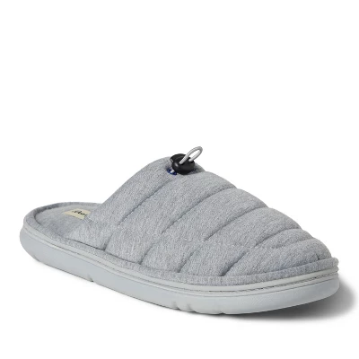 Dearfoams Men's Austin Quilted Sweatshirt Scuff Slippers 6 Dearfoams Men's Austin Quilted Sweatshirt Scuff Slippers - Image 6