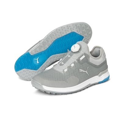 Puma Men's Proadapt Alphacat Disc Golf Shoes Silver/Blue 1 Puma Men's Proadapt Alphacat Disc Golf Shoes Silver/Blue