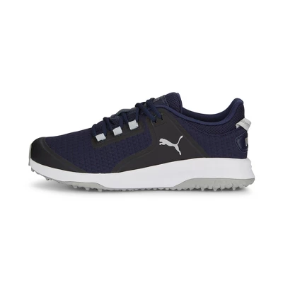 Puma Men's Fusion Grip Spikeless Golf Shoes - Navy/Silver 1 Puma Men's Fusion Grip Spikeless Golf Shoes - Navy/Silver