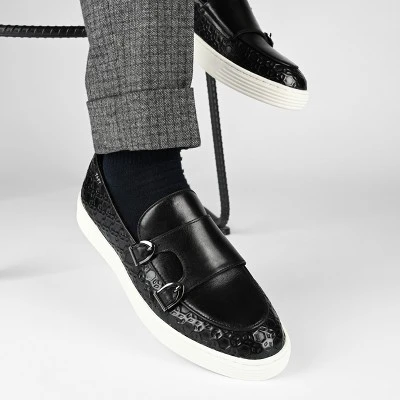 TAFT 365 Men's Model 107 Double Monk Loafer 8 TAFT 365 Men's Model 107 Double Monk Loafer - Image 8