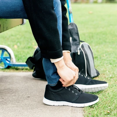 Alpine Swiss Kilian Mesh Sneakers Breathable Lightweight Fashion Trainers 3 Alpine Swiss Kilian Mesh Sneakers Breathable Lightweight Fashion Trainers - Image 3