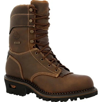 Men's Georgia Boot AMP LT Logger Composite Toe Insulated Waterproof Work Boot 7 Men's Georgia Boot AMP LT Logger Composite Toe Insulated Waterproof Work Boot - Image 7