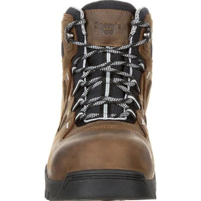 Men's Brown Georgia Boot Amplitude Composite Toe Waterproof Work Boot Size 9(Wide) 2 Men's Brown Georgia Boot Amplitude Composite Toe Waterproof Work Boot Size 9(Wide) - Image 2