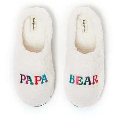 Dearfoams Men's Papa Bear Teddy Clog Slipper 5 Dearfoams Men's Papa Bear Teddy Clog Slipper - Image 5