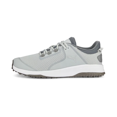 Puma Men's Fusion Grip Spikeless Golf Shoes - Light Gray/Silver 3 Puma Men's Fusion Grip Spikeless Golf Shoes - Light Gray/Silver - Image 3