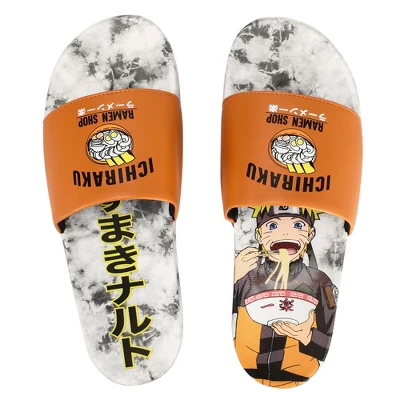 Naruto Shippuden Ichiraku Ramen Shop Men's Sandals Slides 8 Naruto Shippuden Ichiraku Ramen Shop Men's Sandals Slides - Image 8