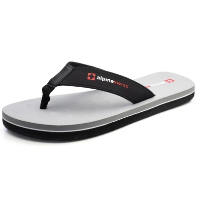 Alpine Swiss Mens Flip Flops Beach Sandals Lightweight EVA Sole Comfort Thongs 11 Alpine Swiss Mens Flip Flops Beach Sandals Lightweight EVA Sole Comfort Thongs - Image 11