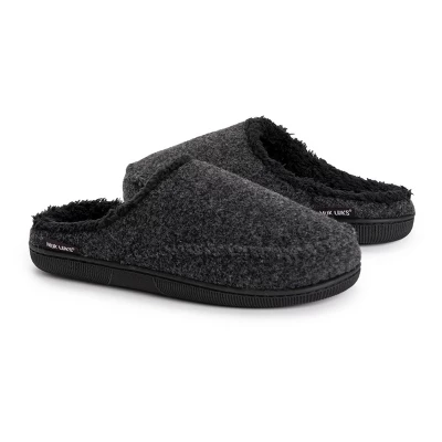MUK LUKS Men's Faux Wool Clog Slippers 4 MUK LUKS Men's Faux Wool Clog Slippers - Image 4