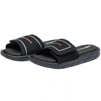 Alpine Swiss Gabe Mens Memory Foam Slide Sandals Adjustable Comfort Athletic Slide 5 Alpine Swiss Gabe Mens Memory Foam Slide Sandals Adjustable Comfort Athletic Slide - Image 5