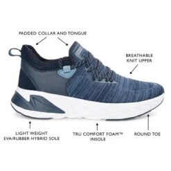 Vance Co. Gibbs Knit Athleisure Sneaker -Dockers Shoes Shop GUEST e57ab798 8193 4885 a9ac f7387e503193