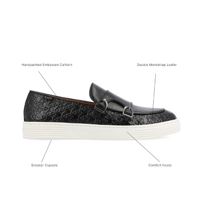 TAFT 365 Men's Model 107 Double Monk Loafer 7 TAFT 365 Men's Model 107 Double Monk Loafer - Image 7