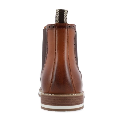 Vance Co. Thorpe Tru Comfort Foam Wingtip Slip-on Chelsea Boot 2 Vance Co. Thorpe Tru Comfort Foam Wingtip Slip-on Chelsea Boot - Image 2