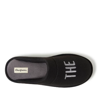 Dearfoams Men's Groom/Groomsmen Giftable Wedding Scuff Slipper 3 Dearfoams Men's Groom/Groomsmen Giftable Wedding Scuff Slipper - Image 3