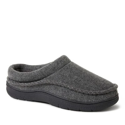 Dearfoams Men's Thompson Wool Blend Whipstitch Clog Indoor/Outdoor Slipper 6 Dearfoams Men's Thompson Wool Blend Whipstitch Clog Indoor/Outdoor Slipper - Image 6