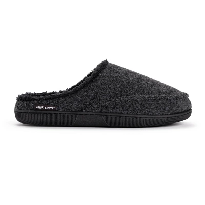 MUK LUKS Men's Faux Wool Clog Slippers 7 MUK LUKS Men's Faux Wool Clog Slippers - Image 7