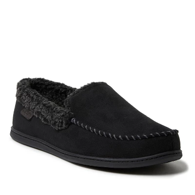 Dearfoams Men's Eli Microsuede Moccasin Slipper With Whipstitch 4 Dearfoams Men's Eli Microsuede Moccasin Slipper With Whipstitch - Image 4